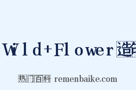 Wild+Flower造句是什么意思的图片